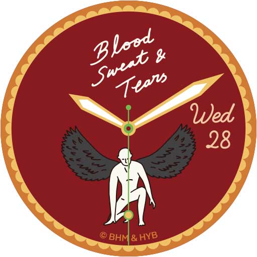 BTS Blood Sweat and Tears Logo
