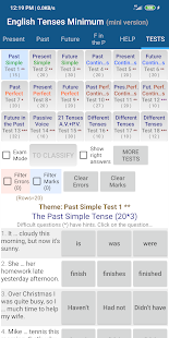 English Tenses Capture d'écran