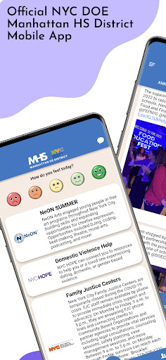Android application NYC DOE Manhattan HS District screenshort