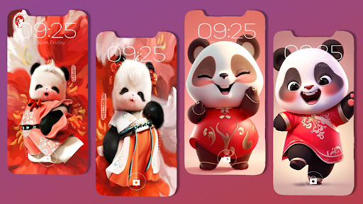 Cute Panda Wallpapers Screen 2