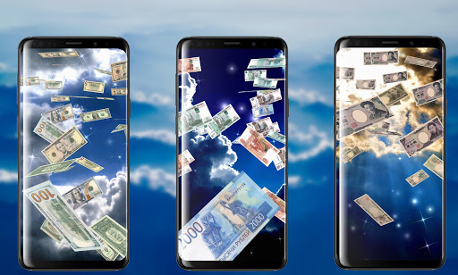 Android application Money Rain Live Wallpaper screenshort