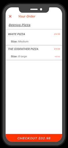 Beenos Pizza Screen 2