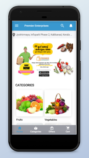 Android application Premier Enterprises screenshort