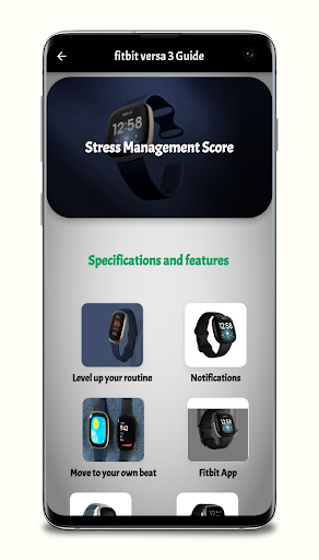 Fitbit Versa 3 Guide Screen 2