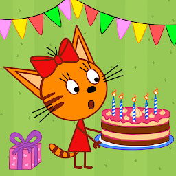 Значок приложения "Три кота: День рождения детей"