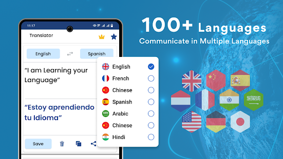 Translate All Languages App Captura de pantalla