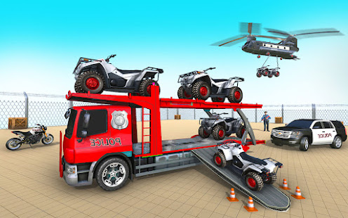 Cop ATV Quad Bike Transporter 0.1 APK + Mod (Free purchase) for Android
