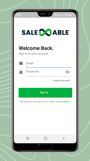 Android application Salesable screenshort