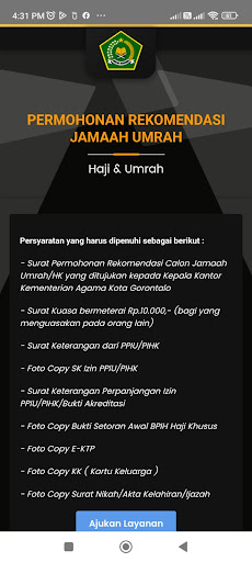 PTSP O Adabu Kemenag Kota GTLO Screen 2