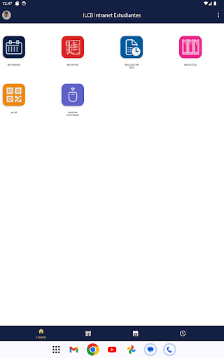 Android application Intranet ILCB screenshort