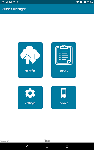 Apex Survey Manager 15.2 Screen 2