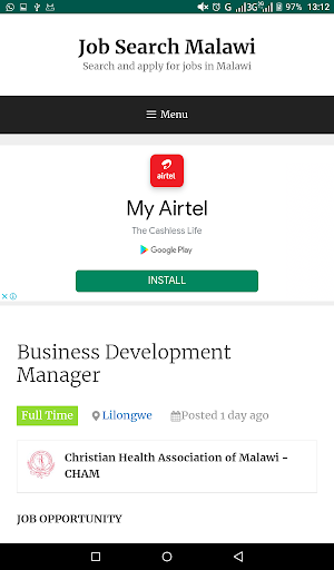 Malawi Jobs Screen 3