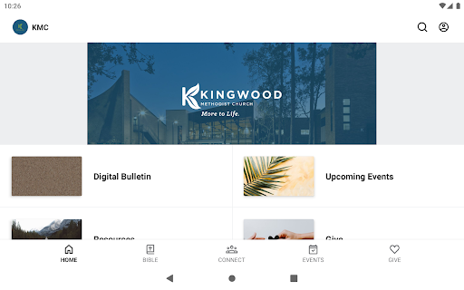 Kingwood Methodist Church Screenshot
