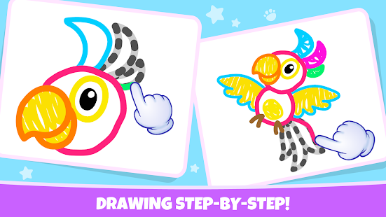 Pets Drawing for Kids and Toddlers games Preschool 1.0.0.23 screenshots 1