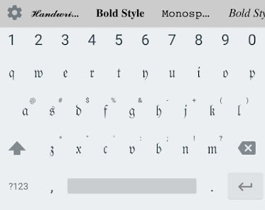 Imágen 12 Fonts Keyboard - Fancy Text android