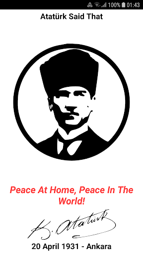 Android application Atatürk Said That screenshort