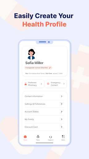 Android application Antidote Health I Telehealth screenshort