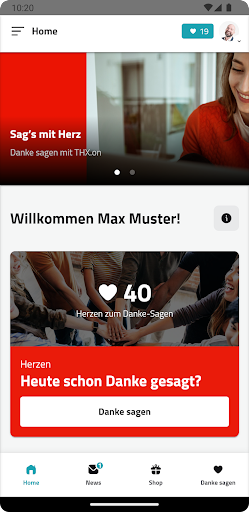 Android application THX.on screenshort