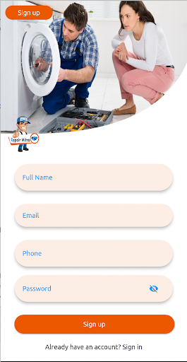 Repair Mitra Engineer Screen 2