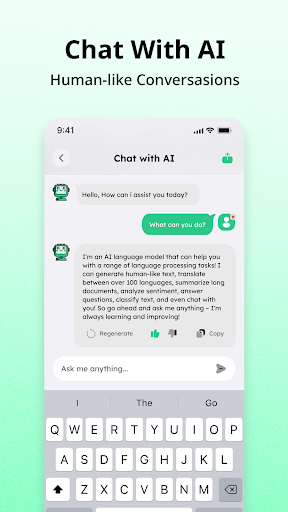 AI Writer: Chatbot Assistant Screen 2