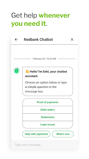 Screenshot of Nedbank Money
