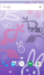 screenshot of Cute Bunny Wallpaper Theme