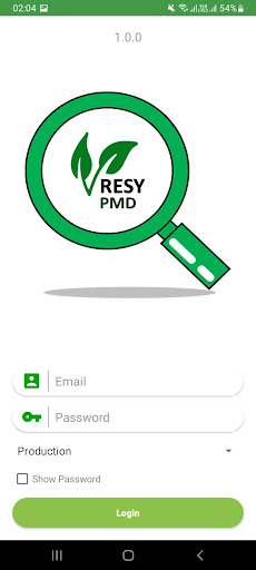 RESY PMD Screen 2