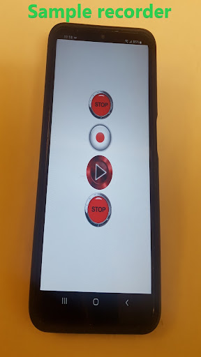 Android application Sample Player screenshort