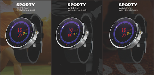 Android application Digital Watch Face Q26 screenshort