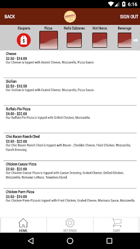 Domenicos Pizza Screen 3