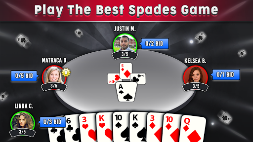 Free Spades Card Game  screenshots 2