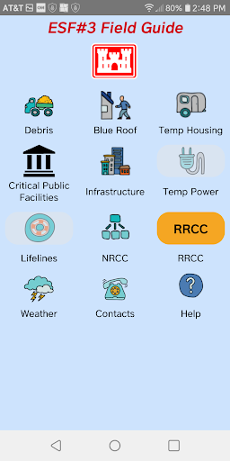 Android application ESF#3 Field Guide screenshort