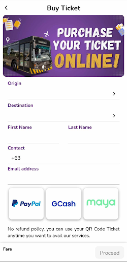 UBE EXPRESS Screen 2