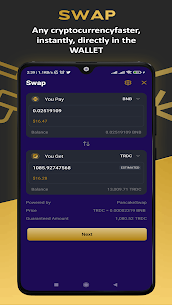 TRDC WALLET EASY SWAP & COINS DATA v0.22.1 (Unlimited Money) Free For Android 4