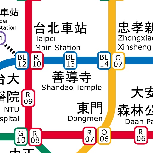 Taipei Metro Map and Routes logo