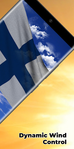 Finland Flag Live Wallpaper Screen 2
