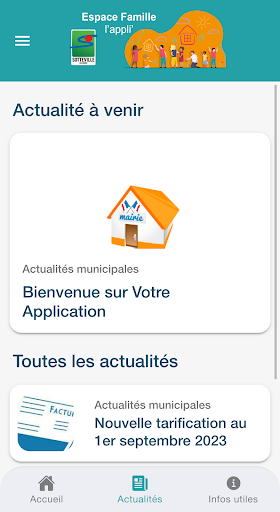 Espace famille lappli Screen 2