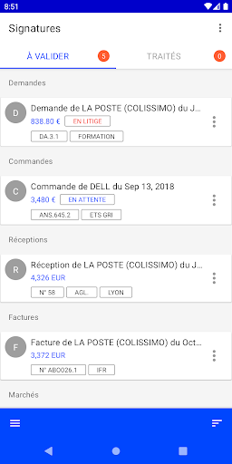 Anteprima dell'app