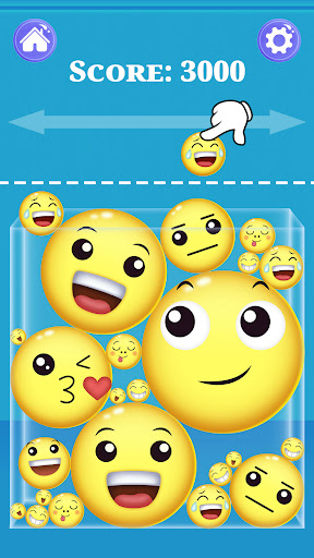 Android application Emoji Drop and Merge Party screenshort