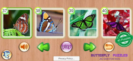 Captura de Pantalla 4 Butterfly Puzzles android