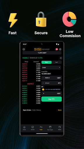 Balance Network Exchange Screen 2