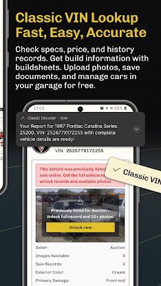 Classic Car VIN Lookup screenshot 2