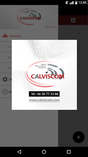 Android application Calviscom EasyView screenshort