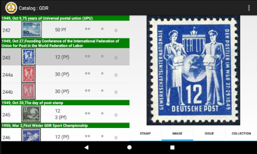 Android application Stamps [GDR] screenshort