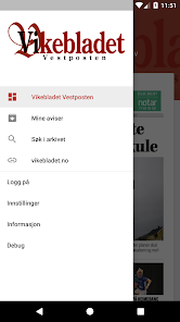 Imágen 2 Vikebladet Vestposten eAvis android