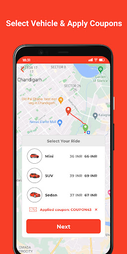 Happy Ride User Screen 3