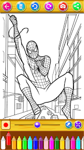 Spider Hero Coloring screenshots 7