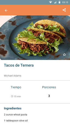 Todo Recetas Screen 3