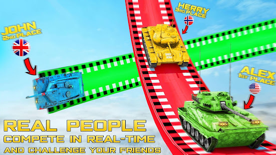 Crazy Tank Stunts: Tank Games screenshots apk mod 2