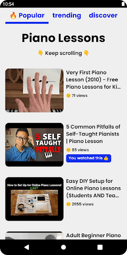 Piano Lesson Screen 2